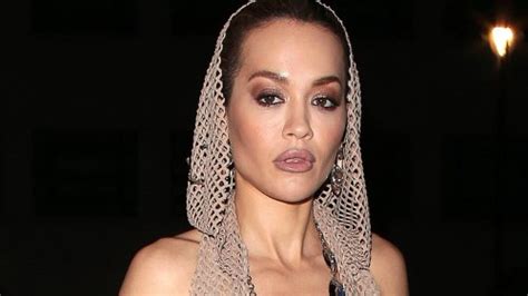 naked rita ora|Rita Ora Wore a Naked Dress Made of Beads From 2 B.C. .